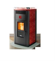 STUFA RAVELLI RIVIERA IDRO 17Kw Ceramica -LIVIA-
