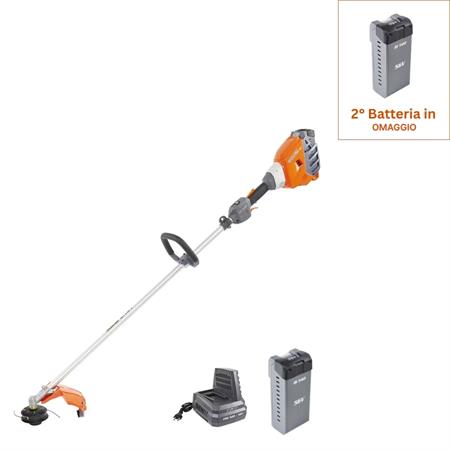 Kit decespugliatore Oleo-Mac Bci 530 S 56V + Batteria 4Ah e Caricabatterie Rapido - 2° Batteria in Omaggio