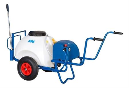 Carrello M.M.  70lt 2 ruote 10 bar battery PRO