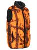 GILET PERCUSSION WARM REVERSIBILE  NERO/ARANCIO